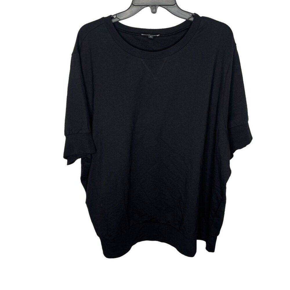 Universal Standard Black T Shirt Sweatshirt